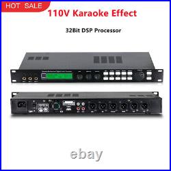 110V Karaoke Effect Karaoke Processor 32Bit DSP Processor for Speakers TZT-X5
