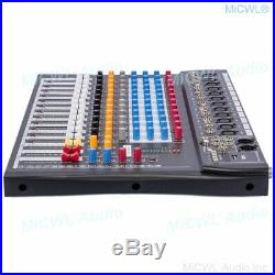 12 Channel Sound Audio Mixer Mixing Console Bluetooth Karaoke 48V USB ultrathin