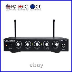 16 Channels Wireless Microphone Karaoke Mixer System with Optical (Toslink)