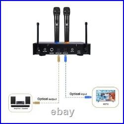 16 Channels Wireless Microphone Karaoke Mixer System with Optical (Toslink)