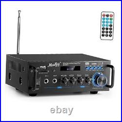 2.0 Channel Stereo Bluetooth 5.0 Karaoke Amplifier, 300W Audio Stereo