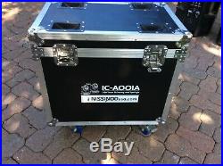 2 Nissindo USA 1c-a001a Moving Lights-130w 2r Lamps With Case