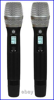2 in 1 Pro Karaoke Mixer Processor with 2 Microphones & Remote