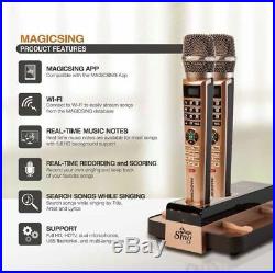 2020 E5 MAGIC SING Karaoke WIFI 2 Wireless MIC + 5145 BUILT-IN SONGS 1 YR SUBS