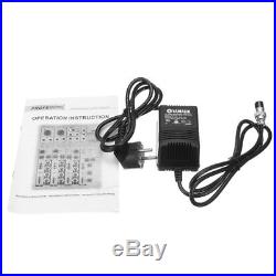 220V Microphone Sound Mixing Console 48V Phantom Power W USB Bluetooth 4 Channel