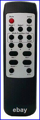 2500W Professional Digital Karaoke Amplifier & Mics with Touch Screen Bluetooth