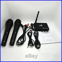 3XK2 Wireless Microphone Karaoke Player Home Karaoke Echo Mixer System Dig V3Z5