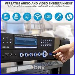 4 Channel Wireless Bluetooth Amplifier 3000 Watt Stereo Speaker Home Audio