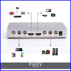 4K HDMI Karaoke Mixer 2 Way Wired Microphone Input and Individual Volume Control