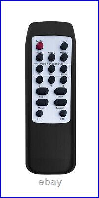 5000W Digital Karaoke Amplifier Sound Processor with Wireless Mics & Bluetooth