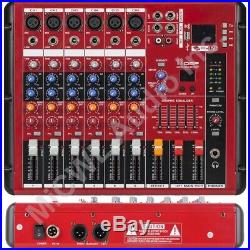 6 Channel Bluetooth Microphone DSP Digital Effect Mixer Mixing Console Equipment
