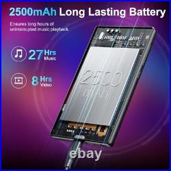 80GB MP3 Player with Bluetooth and WiFi, 5 IPS Touch Screen 1080P Music Black