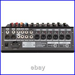 AG8 Professional audio mixer 8 Channel with MP3 Player Source USB