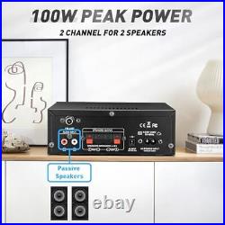 AK45 Pro Home Audio Amplifier Receivers with Bluetooth 5.0-2 Channel 30W Power