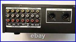 APi M-601 Stereo Digital Karaoke A/V Mixer, echo level, x-bass