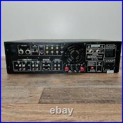 AUDIO 2000 AKJ 7050 Karaoke Mixer Amplifier withPower Cord TESTED WORKING