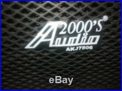 AUDIO 2000 AKM7015 DIGITAL KEY & ECHO KARAOKE MIXER With AUDIO AKJ7806 SPEAKER