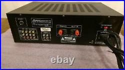 Acesonic AM-145 Karaoke Mixing Amplifier 80-Watt withPower Cord Powers On -Used