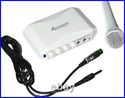 Acesonic KM-201 Karaoke Mixer with Microphone, RCA HDMI IN/OUT, Corded Electric