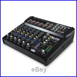 Alto ZMX122FX 8 Channel 2 Bus Live PA Mixing Desk or Studio Mixer 256 FX + More