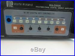 As Is Martin Roland Digital Mixing Amplifier MA3000K Professional Karaoke 600W