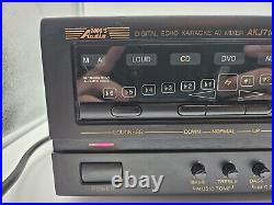 Audio 2000's AKJ-7100 Digital Echo Karaoke AV Mixer Tested Works Receiver