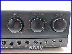 Audio 2000's AKJ-7100 Digital Echo Karaoke AV Mixer Tested Works Receiver