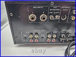 Audio 2000's AKJ-7100 Digital Echo Karaoke AV Mixer Tested Works Receiver