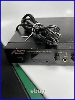 Audio 2000s Karaoke Echo and Key Mixer Microphone Input Console AKM-7015