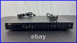 Audio 2000s Karaoke Echo and Key Mixer Microphone Input Console AKM-7015 Tested