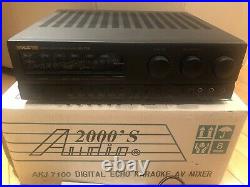 Audio2000'S AKJ7100 Key & Digital Echo Karaoke Mixer Lightly Used