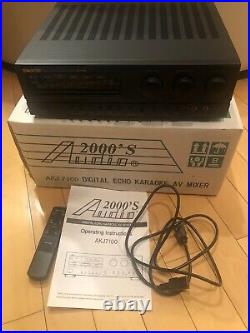 Audio2000'S AKJ7100 Key & Digital Echo Karaoke Mixer Lightly Used