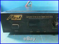Audio2000's Model AKM7015- Digital Key & Echo Karaoke Mixer USED