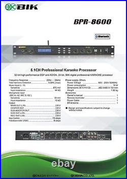 BIK BPR-8600 Japan Digital Karaoke Processor / 110V