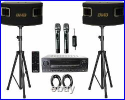 BMB CSV-450 and Acesonic AM-200 Bluetooth Karaoke Amplifier Complete Package