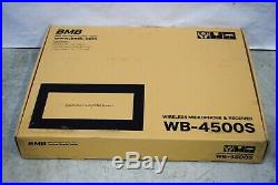 BMB WB-4500S WB-4500 Wireless Karaoke Microphone (2) & Receiver Set