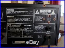 Bandridge AV-300K digital Key/echo mixing amplifier karaoke 130W+130W TESTED