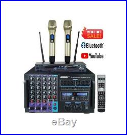 Bason Mixing Amplifier + IDOLpro Wireless Microphones Karaoke System YouTube