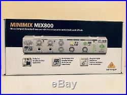 Behringer MIX800 Ultra-Compact Karaoke Processor with Voice Canceller and Effects