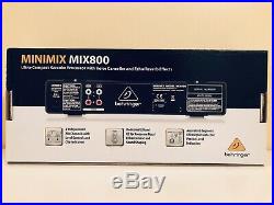 Behringer MIX800 Ultra-Compact Karaoke Processor with Voice Canceller and Effects