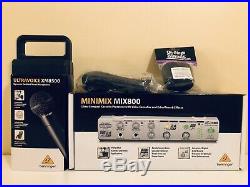 Behringer Minimix Mix800 UltraCompact Karaoke Voice Canceller + XM8500 Mic bunle