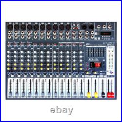 Better Music Builder EX-16 16-Channel Professional DJ / KJ Audio Mixer