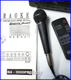 Boston Audio BA-3000PRO Professional Karaoke Mixer DSP. System Wireless & More