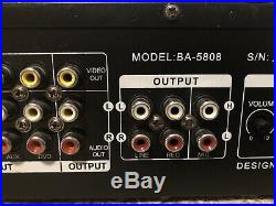 Boston Audio BA-5808 Professional Karaoke Mixer FREE SHIPPING