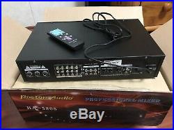 Boston Audio BA-5808 Professional Karaoke Mixer with Key Control