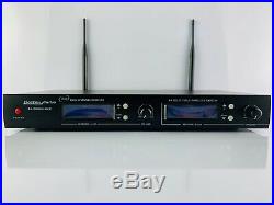 Boston Audio Ba-9090u Wireless Mic Receiver (WORKING) with 2 UNTESTED MICROPHONES