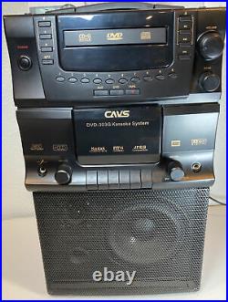 CAVS DVD-303G Karaoke System DVD CD MP4 Cassette With Case Parts See Description