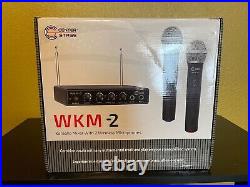 Center Stage WKM-2 Karaoke Mixer With Wireless Microphones- TESTED