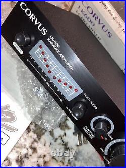 Corvus LK-600 Digital Echo Karaoke Amplifier System 2 Microphone Inputs Unused