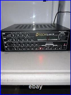 D-Tech D-3600 Digital Stereo Echo Super Sound Amplifier